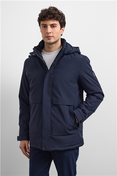 Lacivert Smart Fit Mont