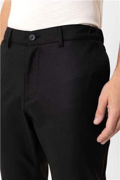 Siyah Smart Fit Jogger Pantolon