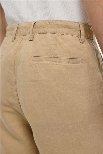 Bej Regular Fit Şort