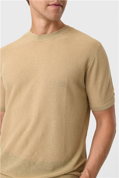 Taba Regular Fit Örme Triko