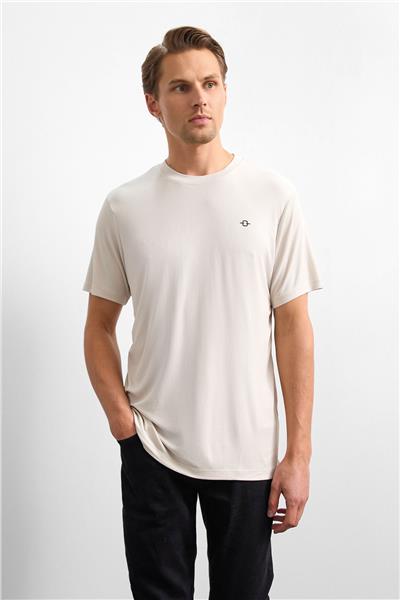 Taş Regular Fit Bisiklet Yaka Tişört