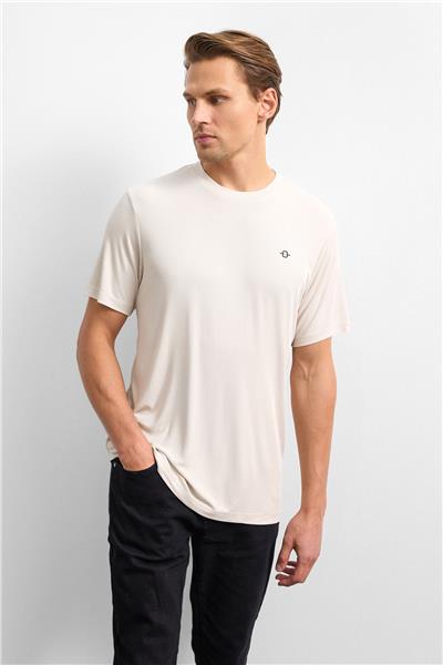 Taş Regular Fit Bisiklet Yaka Tişört