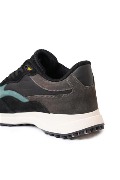 Termo Taban Haki Siyah Mavi Sneaker Ayakkabı