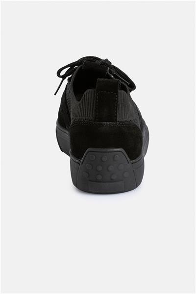 Termo Taban Siyah Bağıcıklı Sneaker Ayakkabı