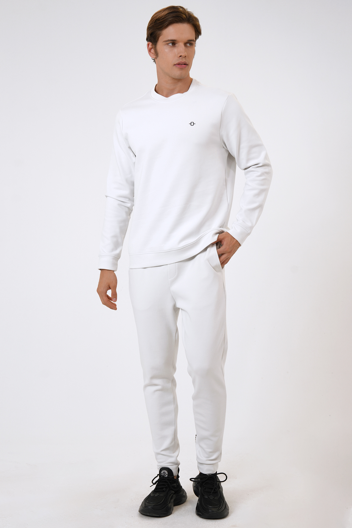 BİSİKLET YAKA ÖRME SWEAT