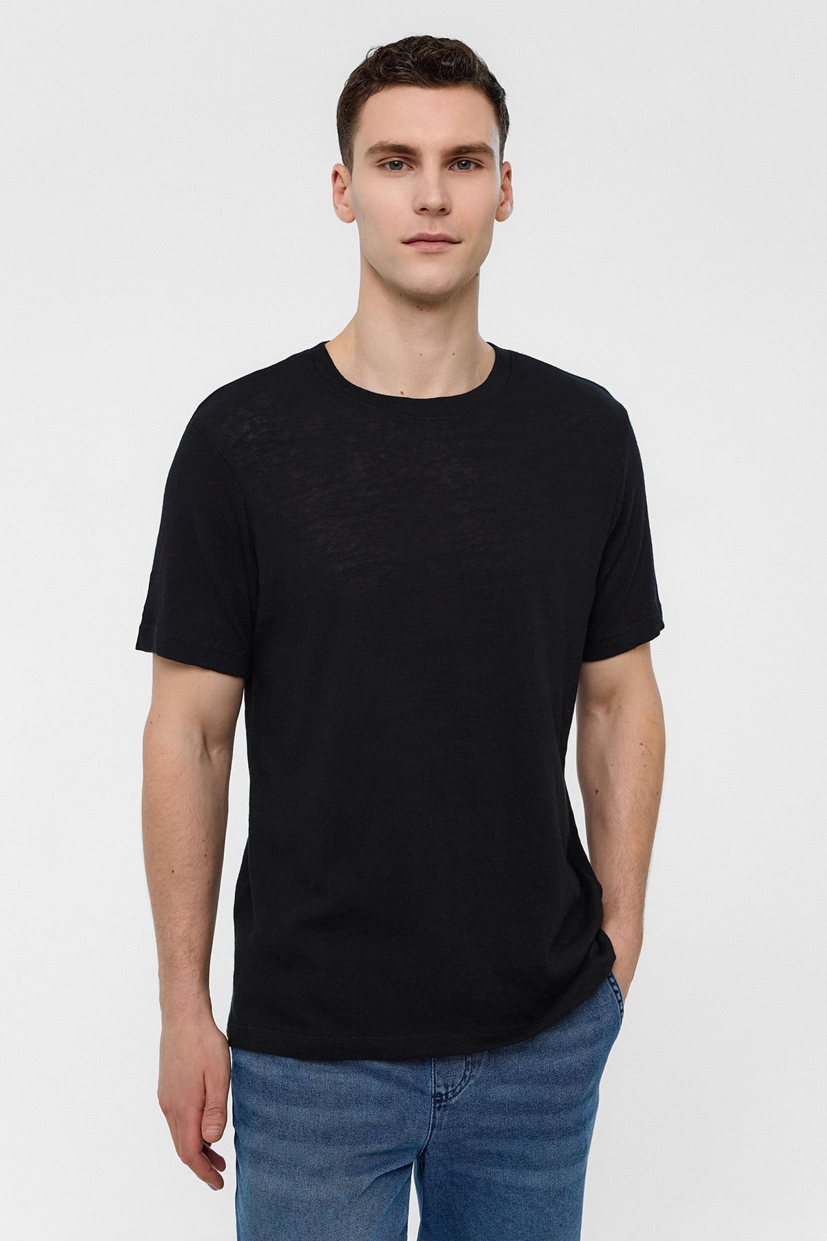 BİSİKLET YAKA REGULAR FIT TSHIRT