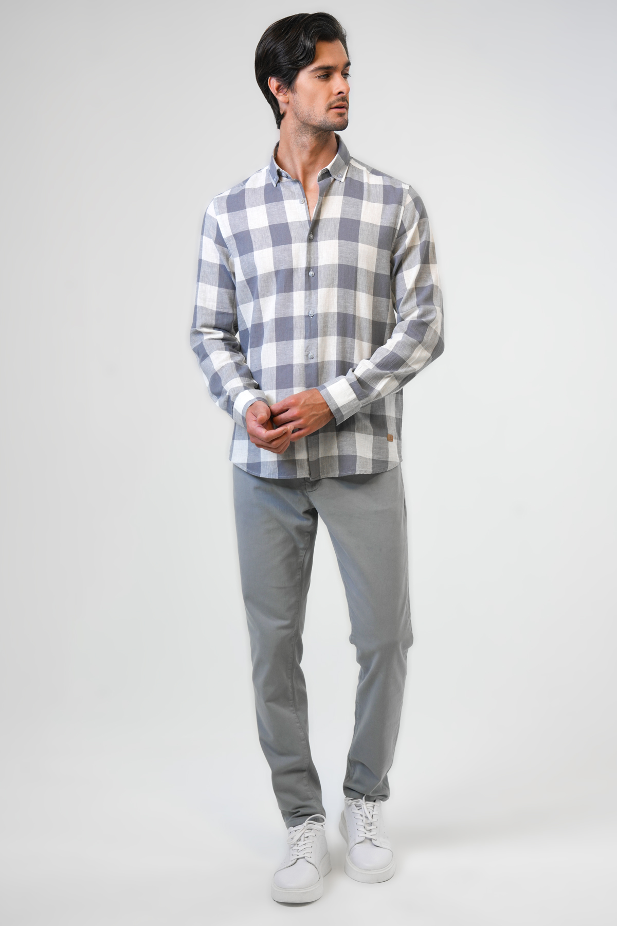 DÜĞME YAKA UK GÖMLEK