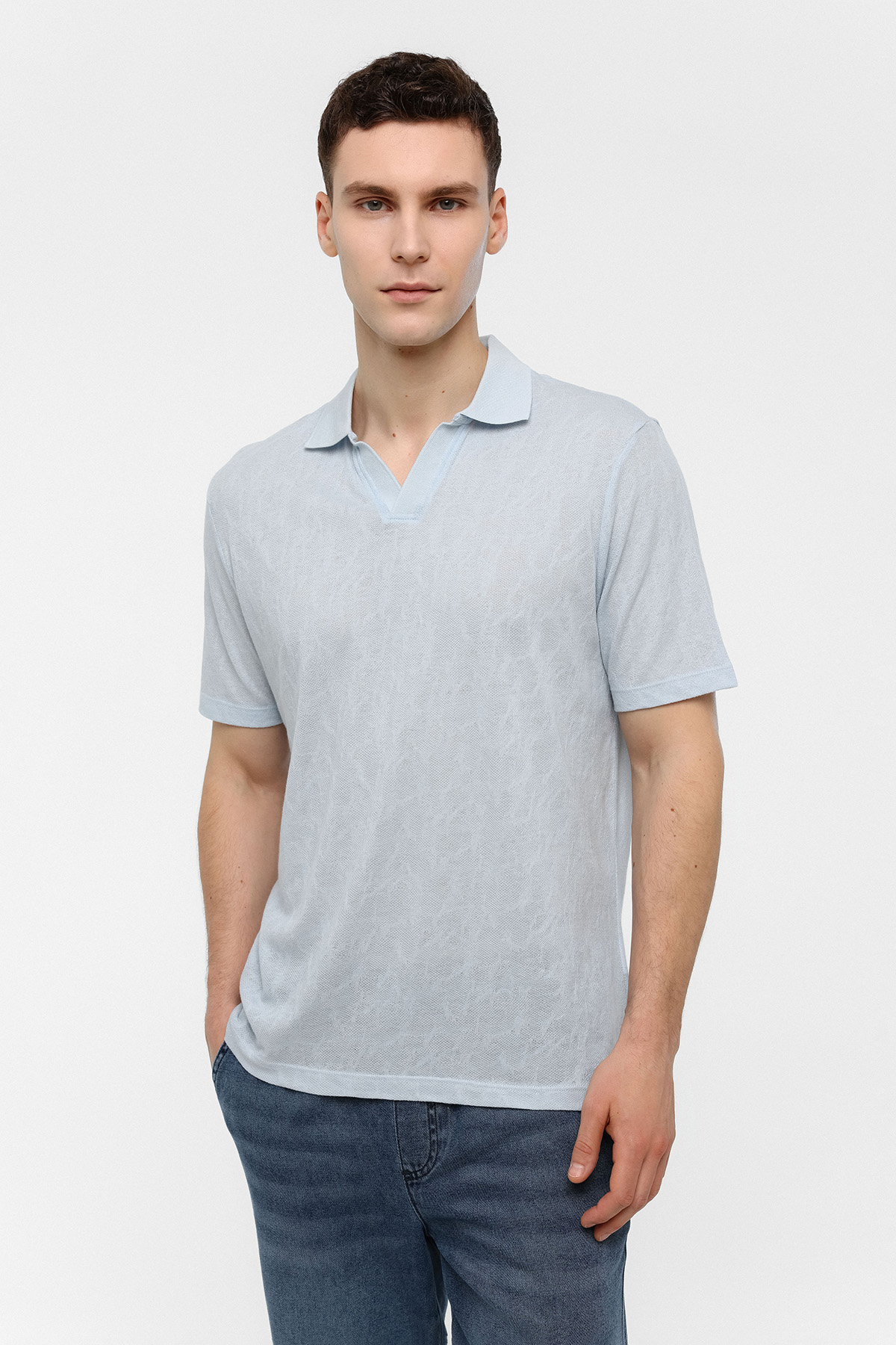 DÜĞMESİZ POLO YAKA TSHIRT