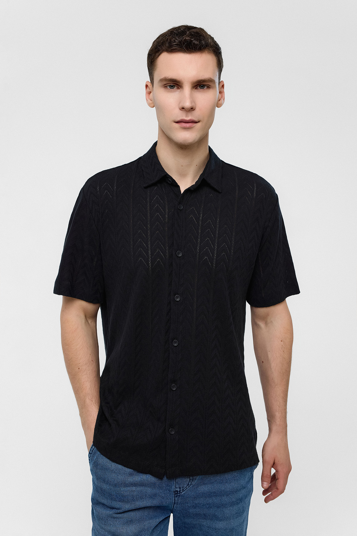 NORMAL YAKA JAKARLI KK GÖMLEK