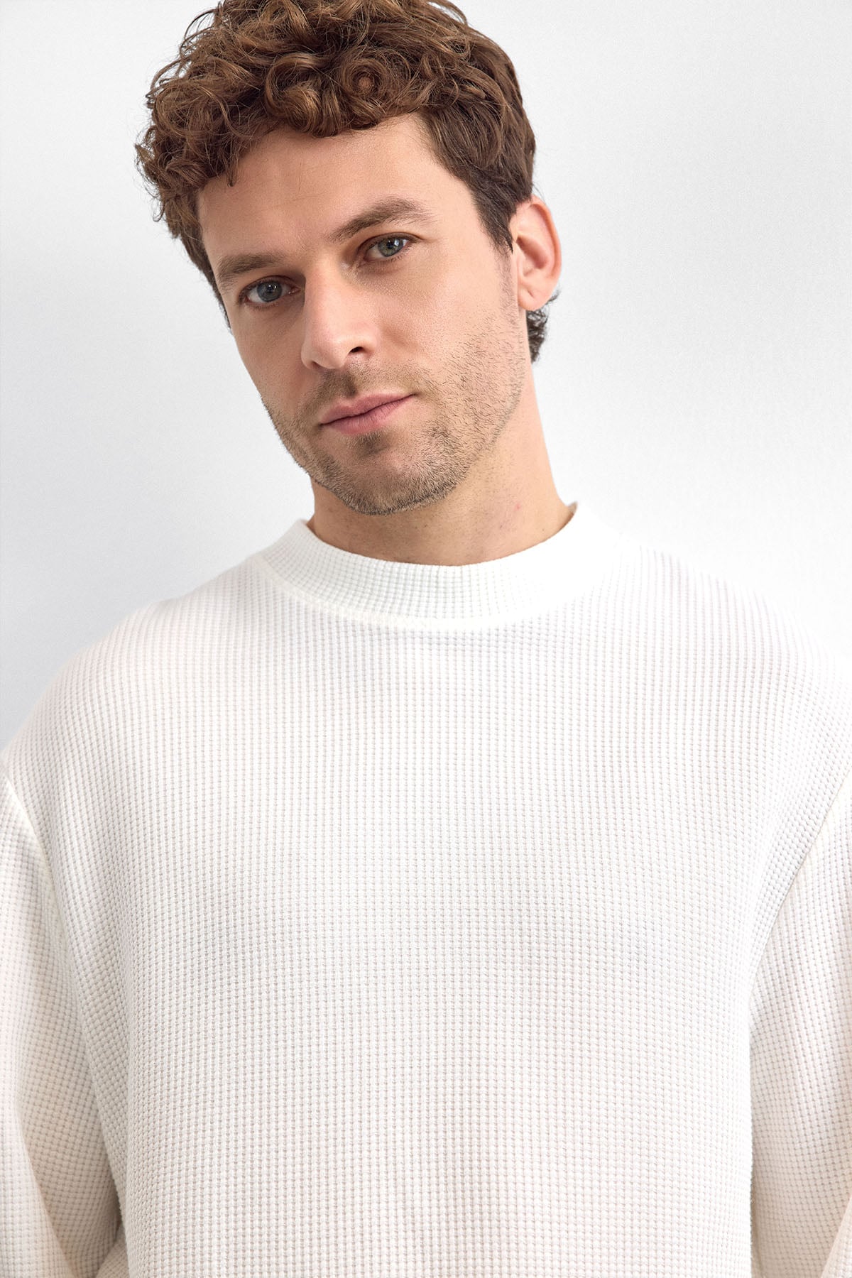 OVERSIZE BİSİKLET YAKA SWEAT