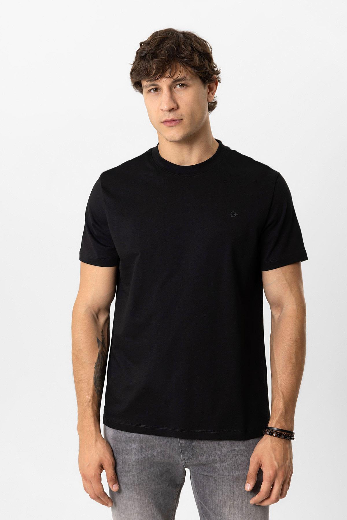 REGULAR FIT BİSİKLET YAKA BASIC TSHIRT