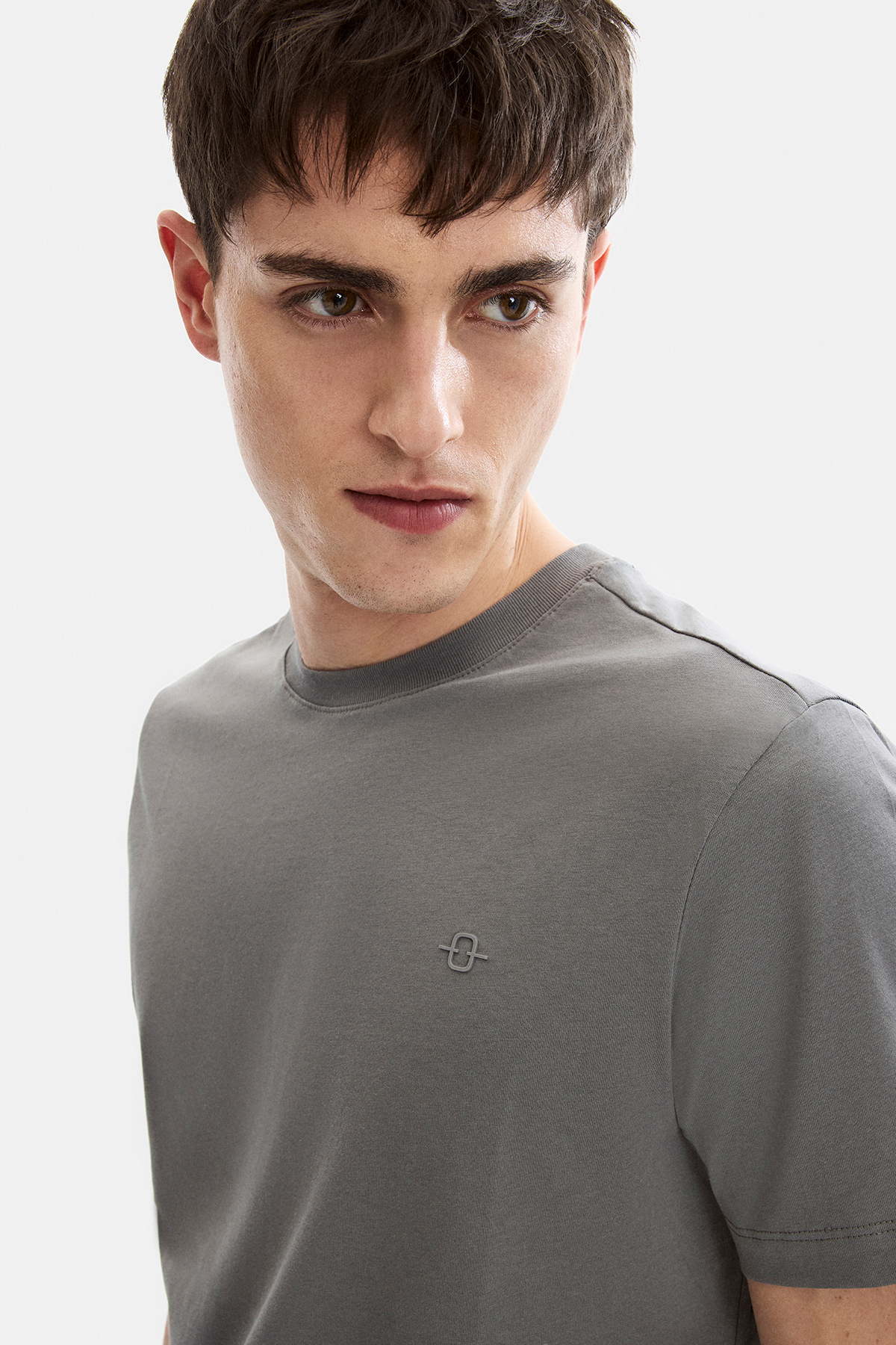 REGULAR FIT BİSİKLET YAKA TSHIRT