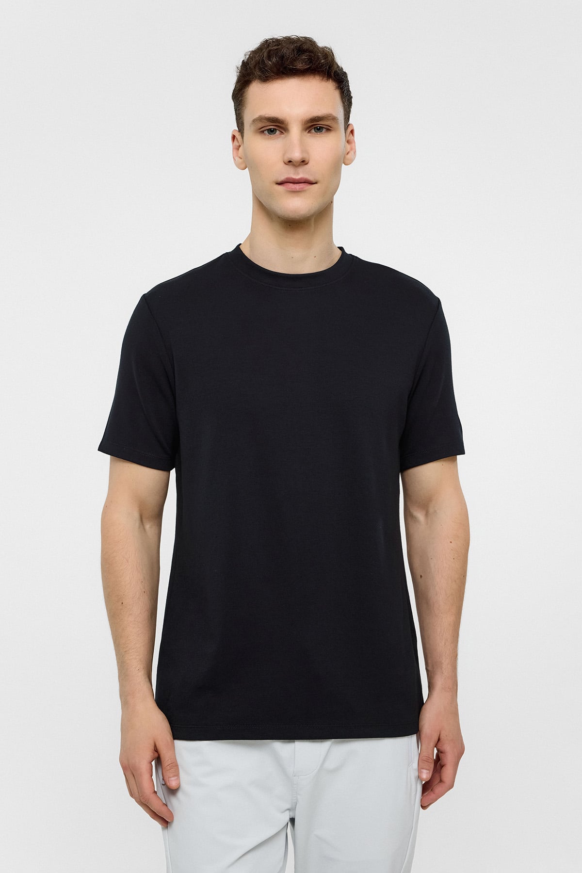 REGULAR FIT BISIKLET YAKA TSHIRT