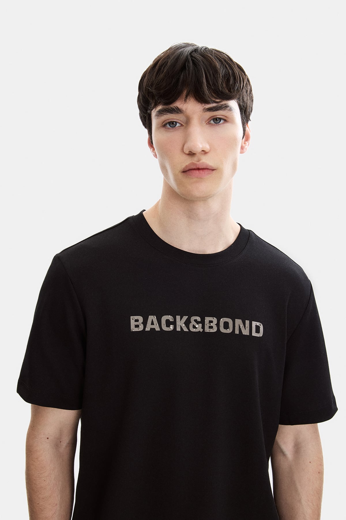 REGULAR FIT BİSİKLET YAKA TSHIRT