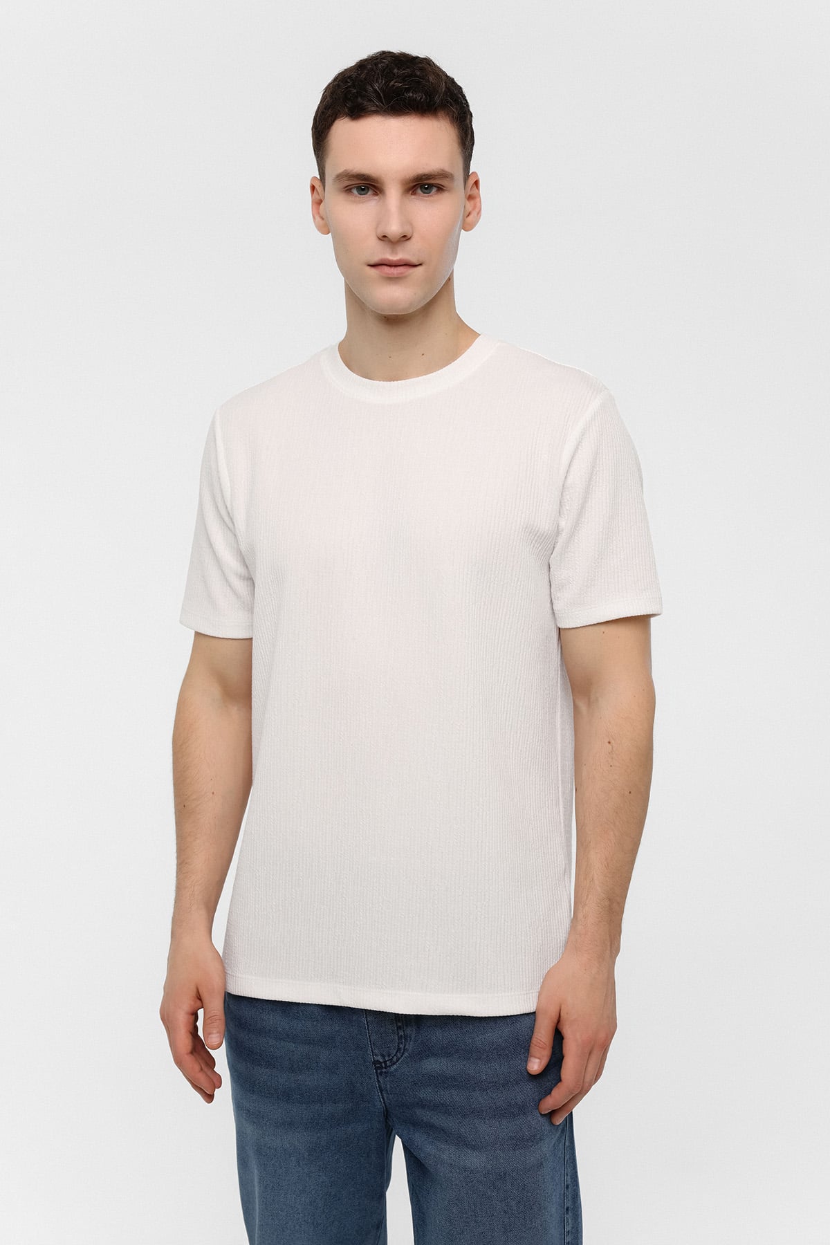 REGULAR FIT BISIKLET YAKA TSHIRT