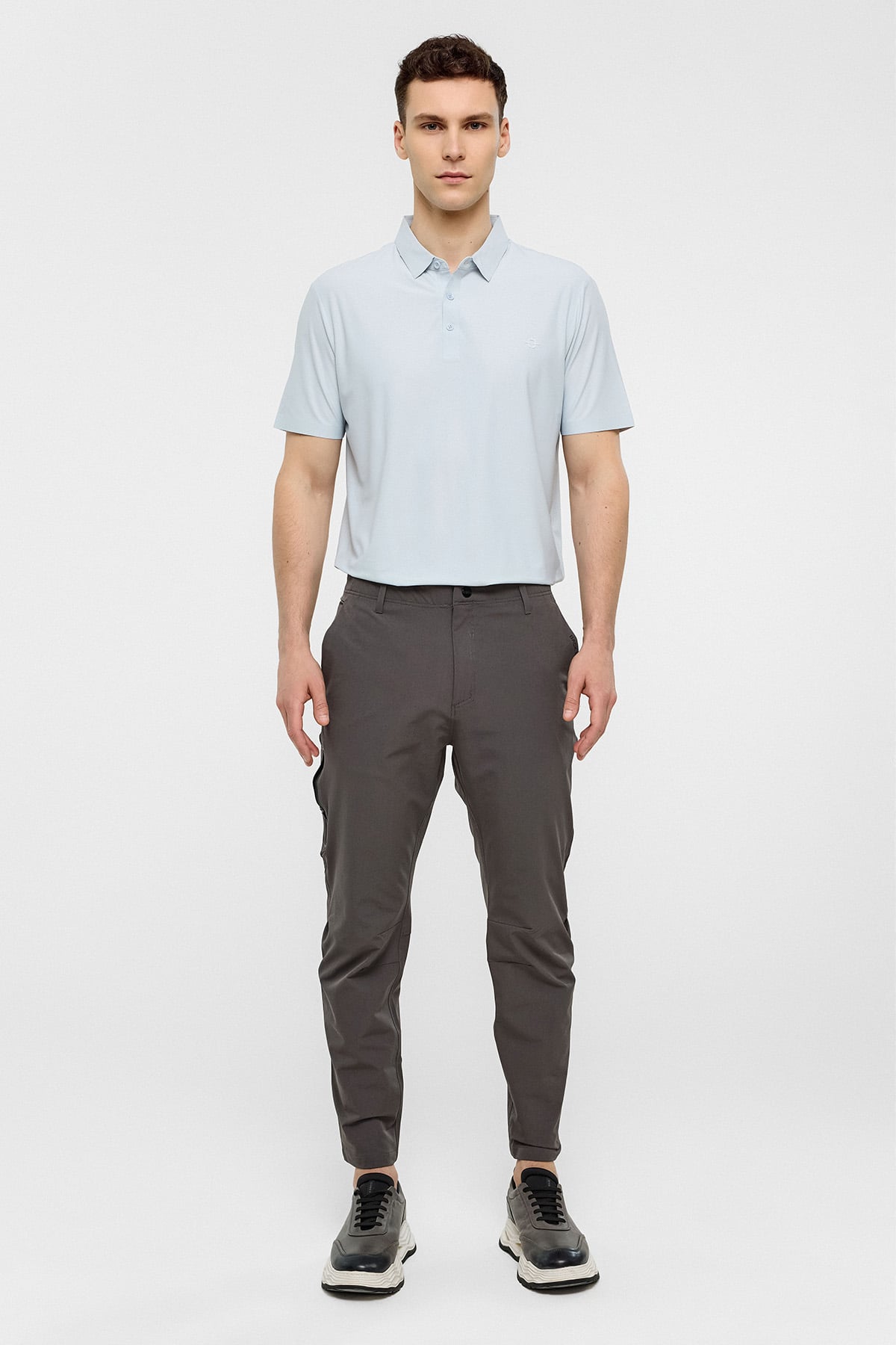 REGULAR FIT DOKUMA JOGGER PANTOLON