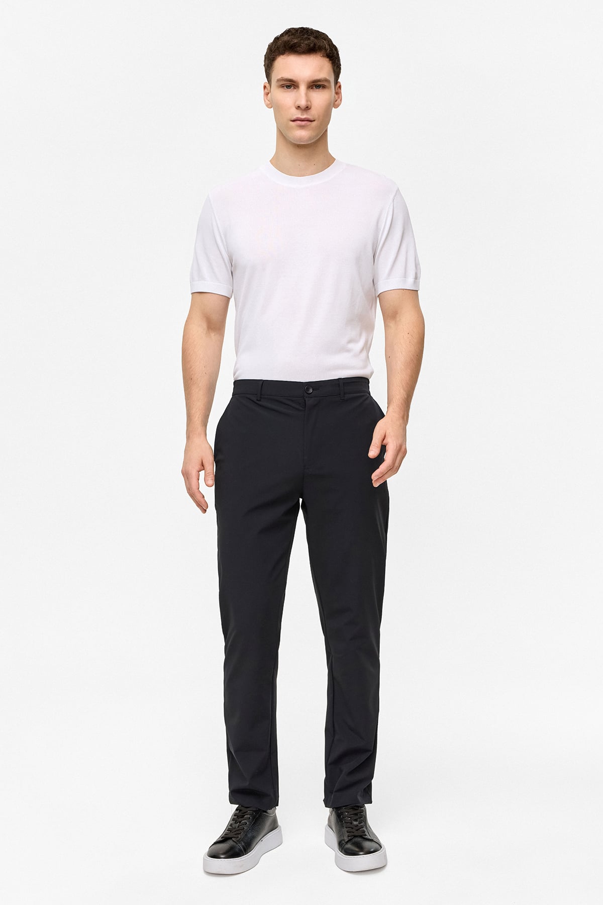 REGULAR FIT DOKUMA PANTOLON