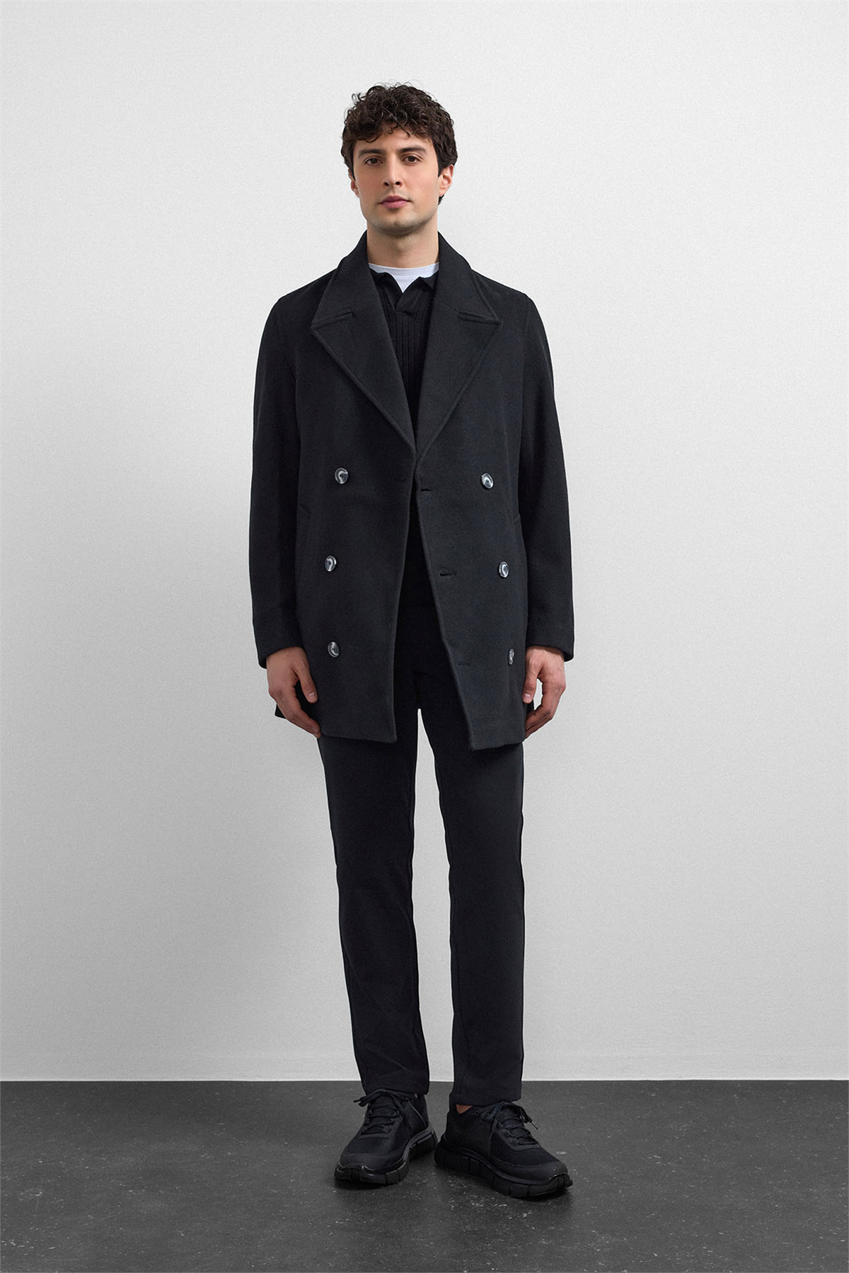 REGULAR FIT KRUVAZE KISA KABAN