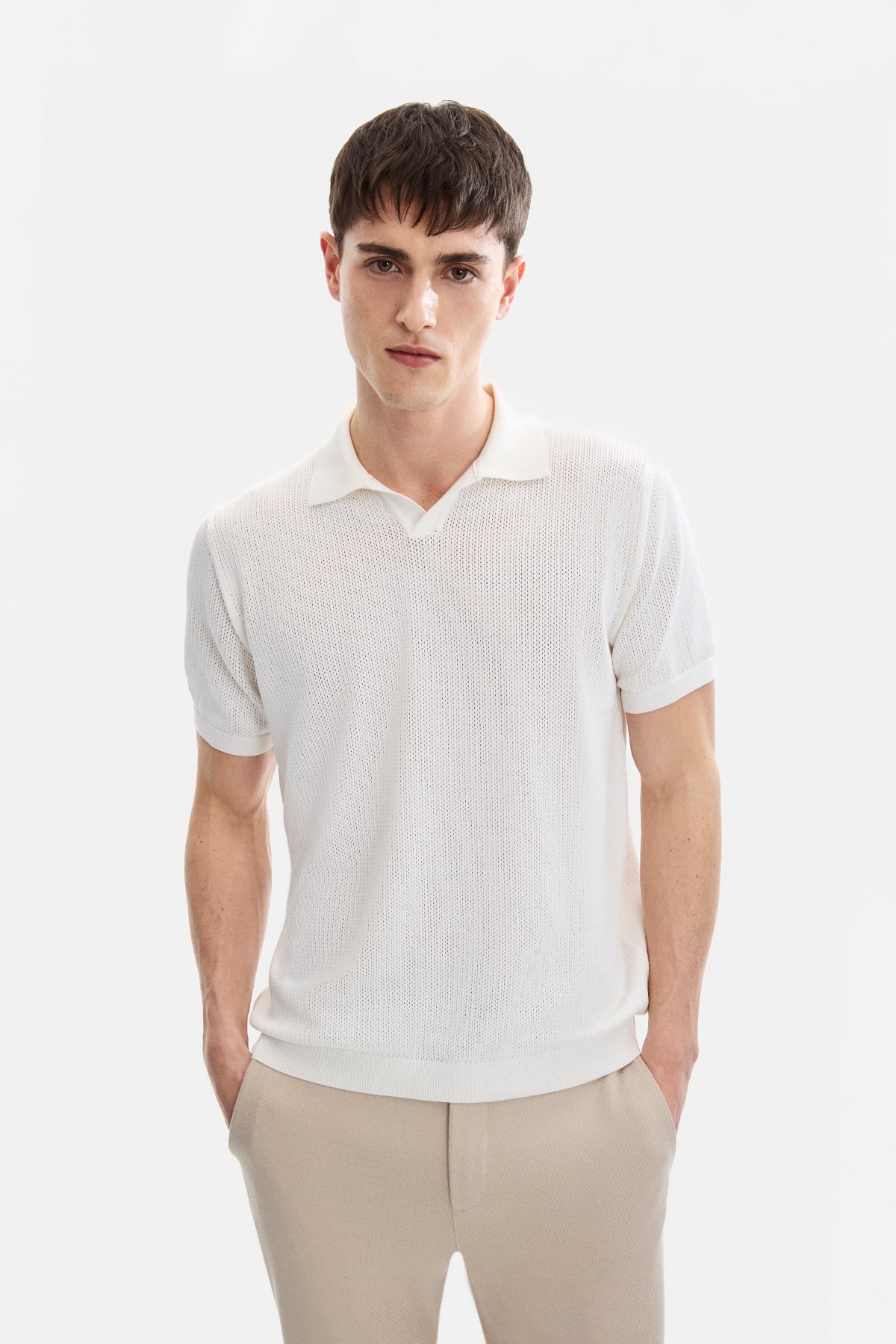 REGULAR FIT ÖRME TRIKO