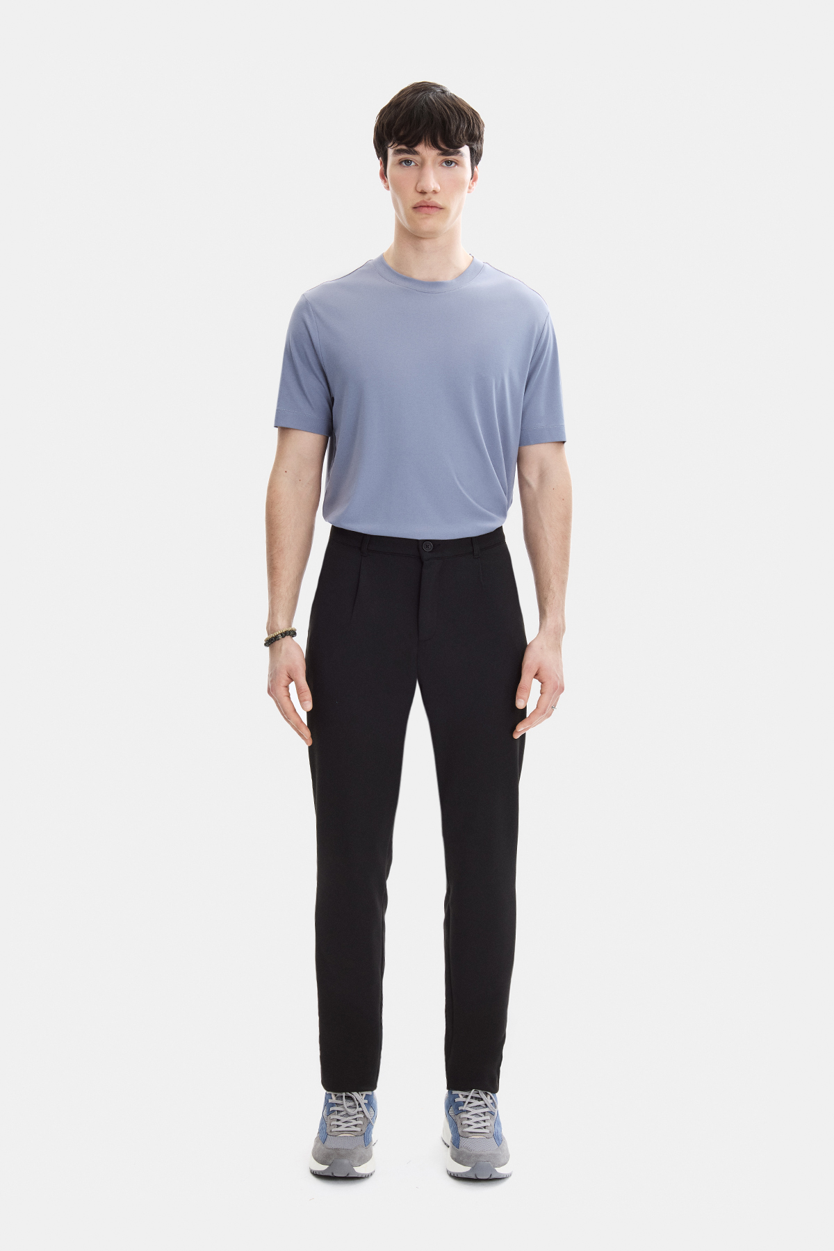 Siyah Slim Fit Pike Jogger Pantolon