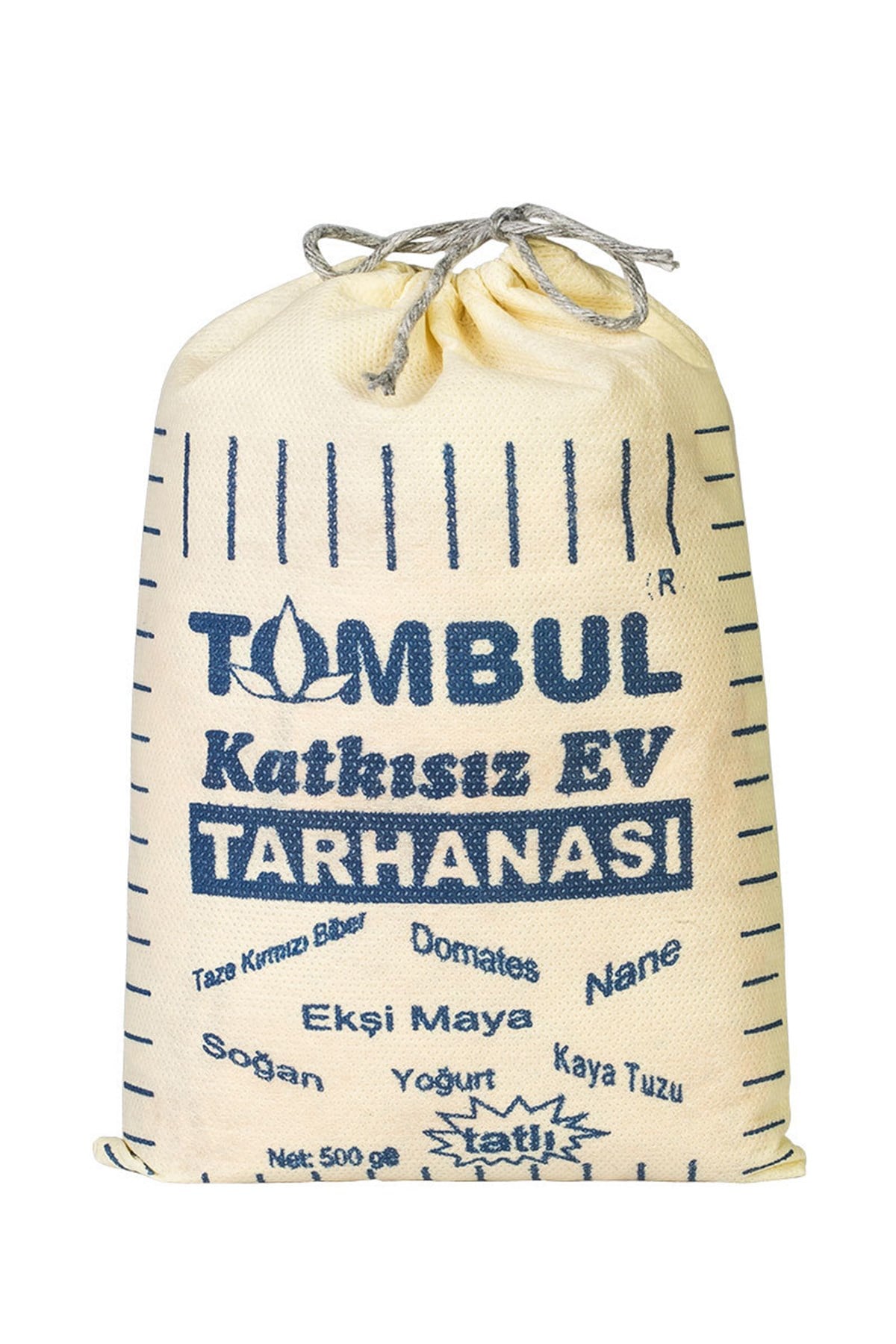 Tombul katkısız ev tarhanası (tatlı)