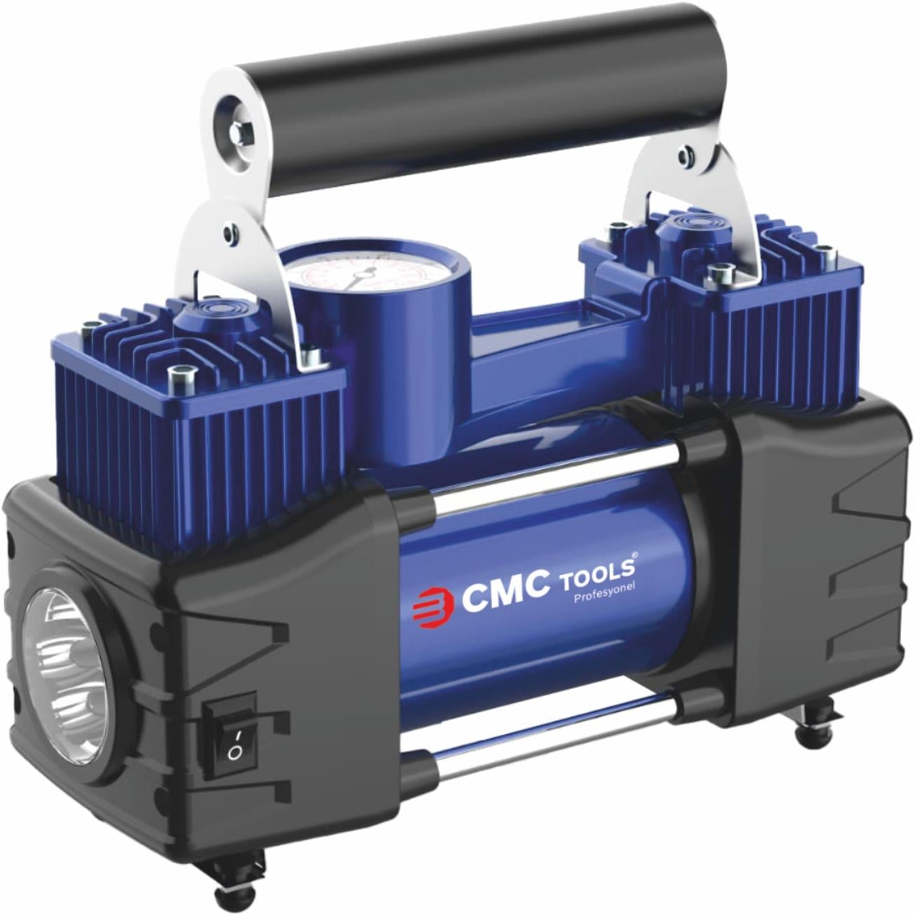 Cmc 6865 Çift Piston Araç Hava KompresörüSessiz KompresörlerCMCCMC6865Cmc 6865 Çift Piston Araç Hava Kompresörü