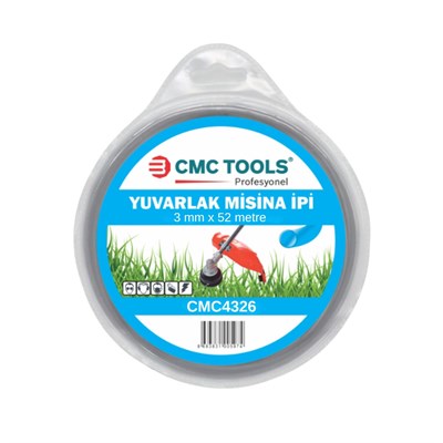 Misina İpi Yuvarlak 3 mm x 52 mtMakine Bıçak - Uç ve AksesuarlarıCMCmay-cmc4326Misina İpi Yuvarlak 3 mm x 52 mt