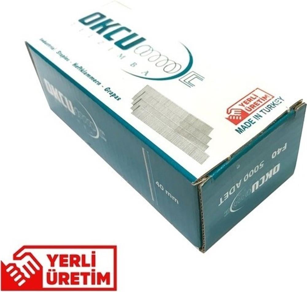En Uygun Okçu F40 Brad Zımba Çivisi 5000 Adet 40 mm