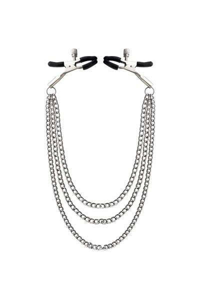 YNT Siyah Fantezi Göğüs Ucu Sıkıştırıcı Nipple Clamp GD-8091