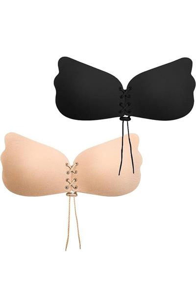YNT Ten Toparlayıcı Dolgun Gösteren Silikonlu Kelebek Hayalet Sütyen 1027