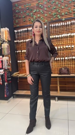 MUMLU SİYAH MOM JEAN 
