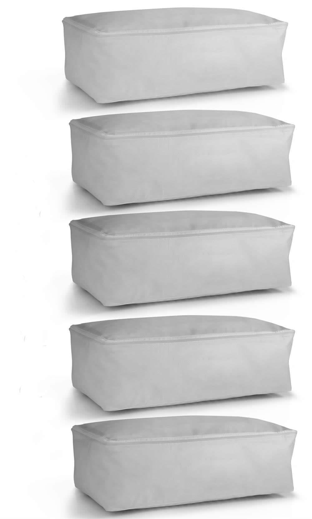 Vedsey Home Organizer5'li Set Baza Altı Düzenleyici Küçük Boy Hurç Gri 50x25x20 Cm