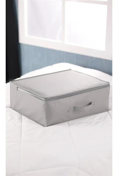Vedsey53 X 44 X 21 Cm Baza Altı & Dolap Içi Organizer, Yorgan & Yastık Düzenleyici Hurç Gri