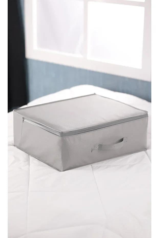 Vedsey53 X 44 X 21 Cm Baza Altı & Dolap Içi Organizer, Yorgan & Yastık Düzenleyici Hurç Gri