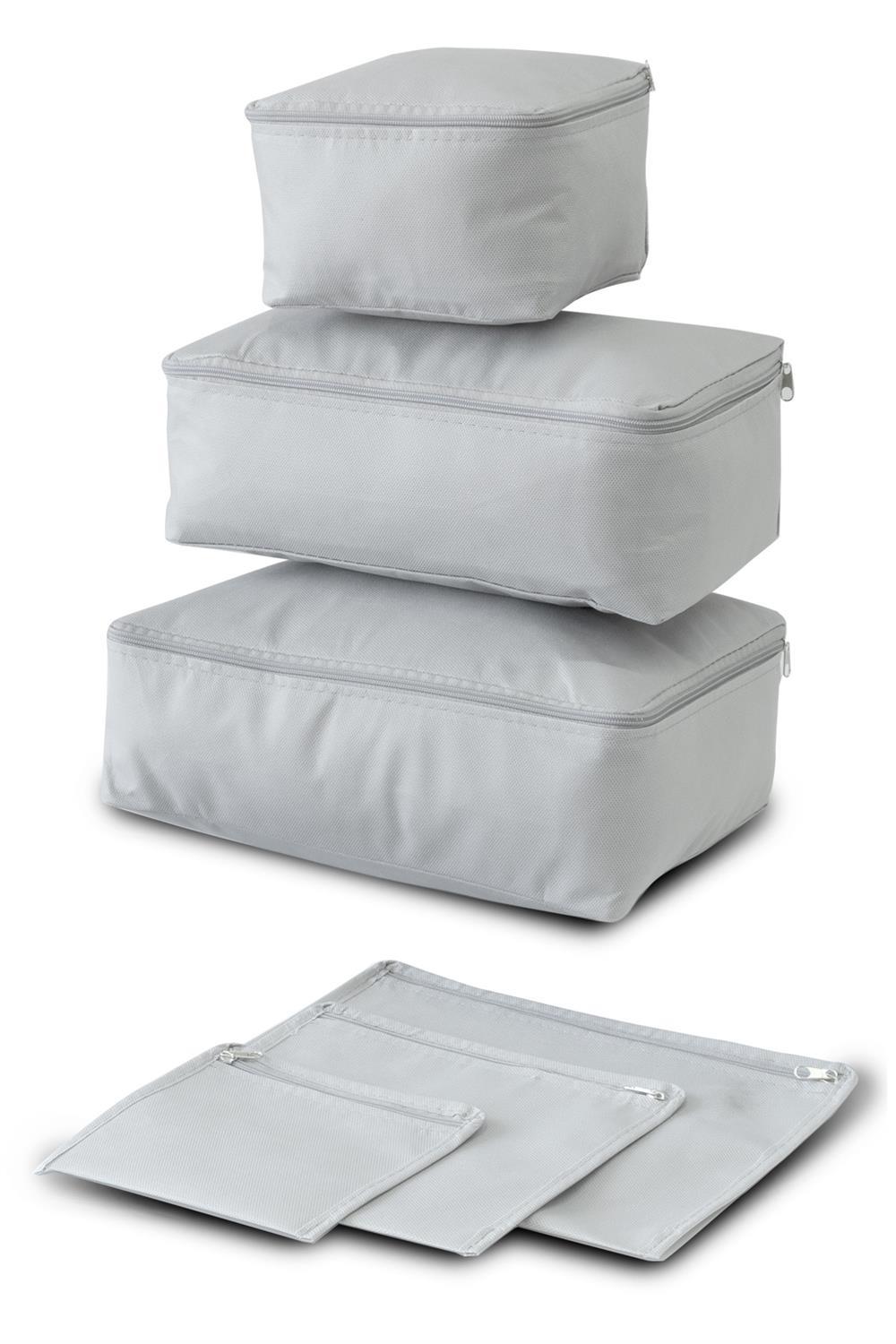 Vedsey Home OrganizerValiz Düzenleyici Set 6'lı Gri