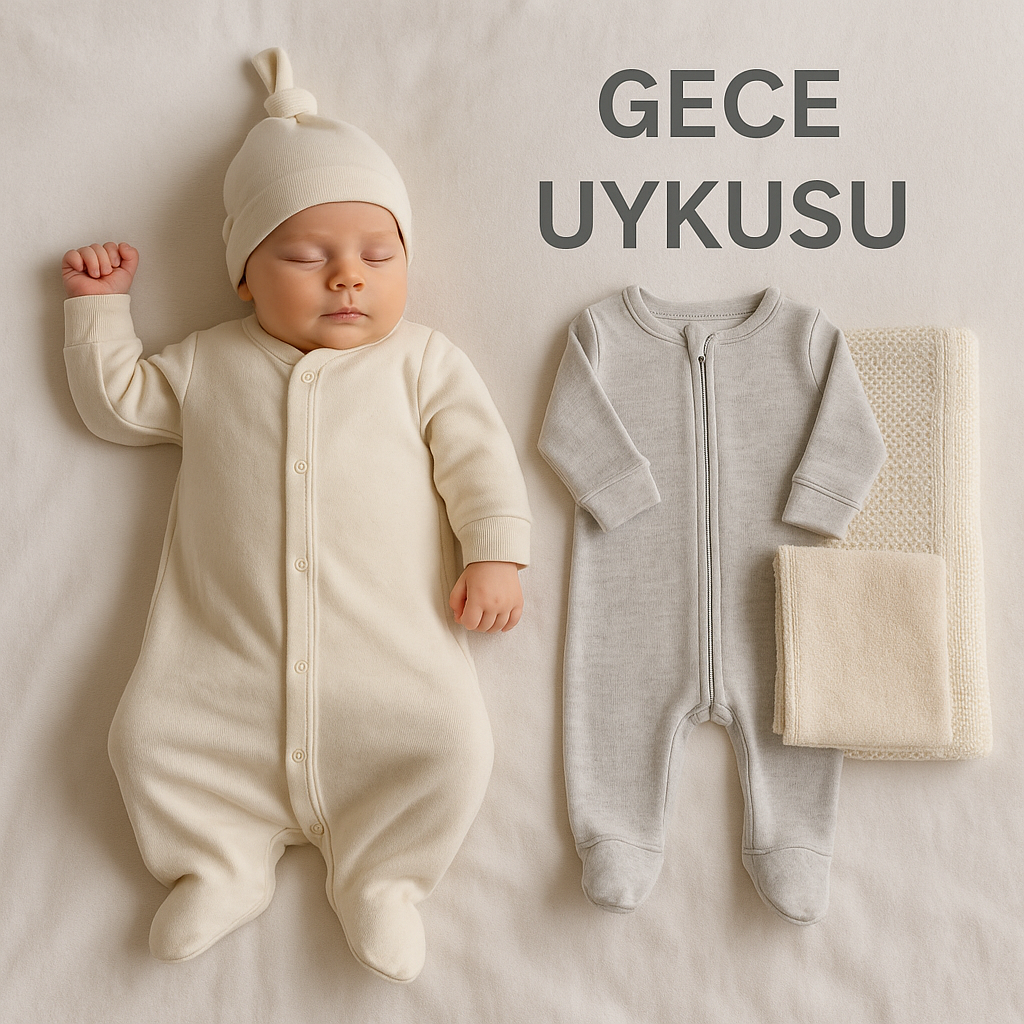 bebek uyurken ne giydirilmeli – pamuklu uyku tulumu, pijama, body önerileri – Trendimizbir