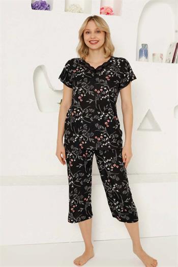 Bahar Dalı Bermuda Bayan Pijama Takımı 2707B