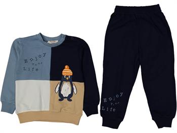 ERKEK 6/24 AY ENJOY YOUR LİFE PENGUENLİ 2Lİ TAKIM