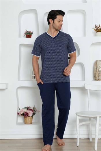İndigo Kısa Kollu Erkek Pijama Takımı 1199KY