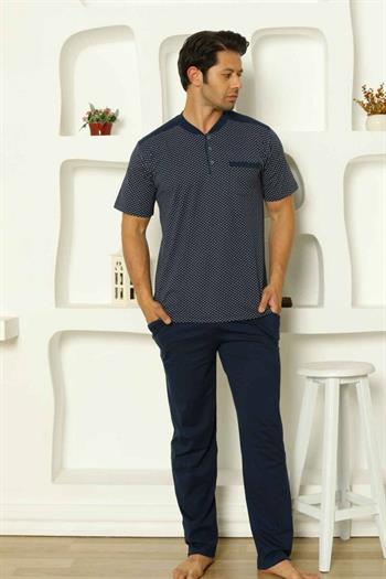 İndigo Kısa Kollu Erkek Pijama Takımı 1203KY
