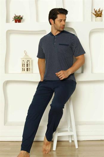 İndigo Kısa Kollu Erkek Pijama Takımı 1203KY