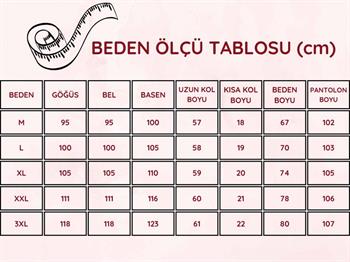 Kareli Kadın Pijama Takımı - 3 Düğme Uzun Kol Likralı Viskon  2848UY