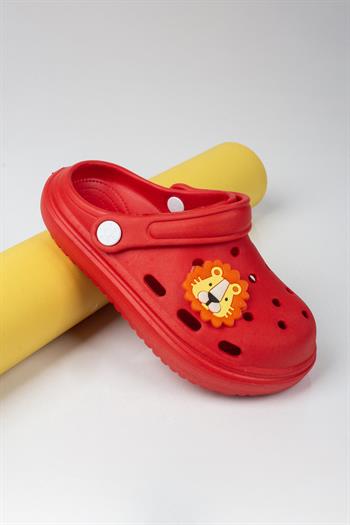 Erkek Çocuk Aslan Figürlü Crocs