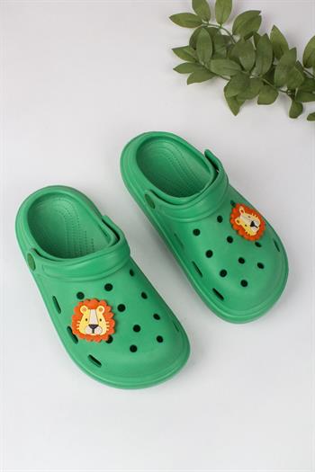 Erkek Çocuk Aslan Figürlü Crocs