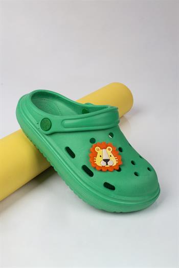 Erkek Çocuk Aslan Figürlü Crocs
