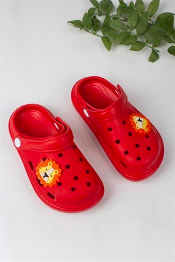 Erkek Çocuk Aslan Figürlü Crocs