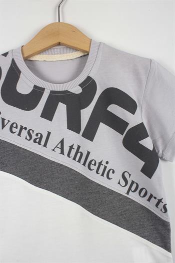 Erkek Çocuk Atletik Baskılı Şortlu Takım