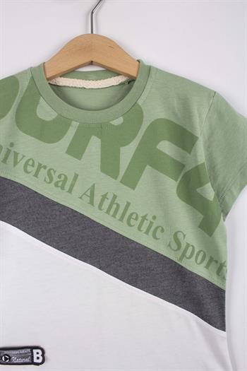 Erkek Çocuk Atletik Baskılı Şortlu Takım