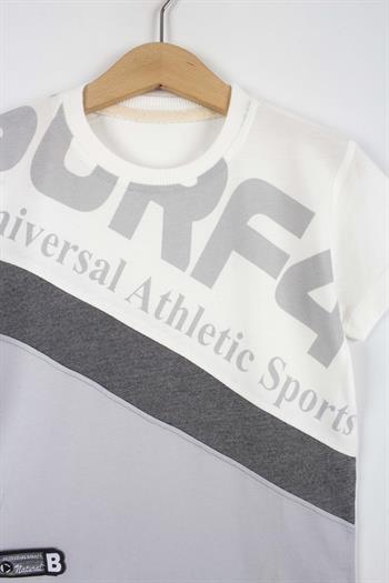 Erkek Çocuk Atletik Baskılı Şortlu Takım