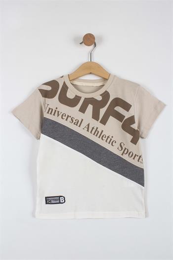 Erkek Çocuk Atletik Baskılı Şortlu Takım